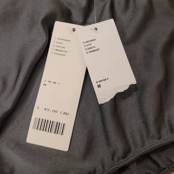 NWT URBAN OUTFITTERS | Out From Under Glitter Plunge Halter Bodysuit | Sz. M - Picture 4 of 9